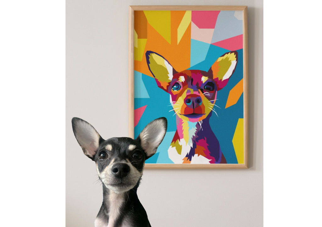 Design Pet Art - Custom Pet Portrait Framed Art