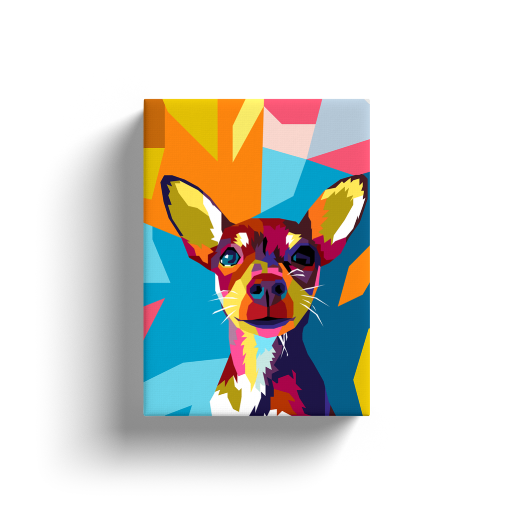 Pet Portrait Canvas - Pop Art