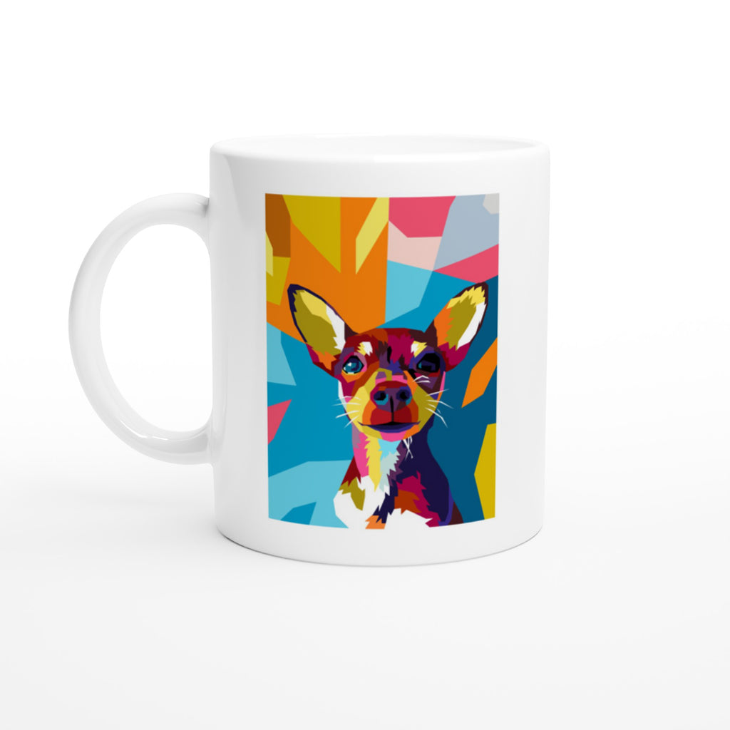 One-of-a-kind personalized coffee mug with a custom portrait of your furry baby. 