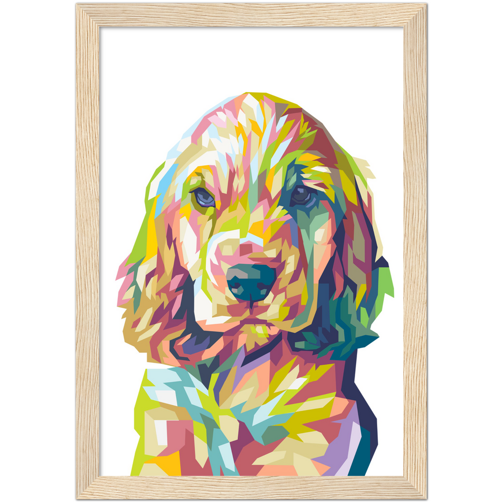 Design Pet Art - Custom Pet Portrait Contemporary Style