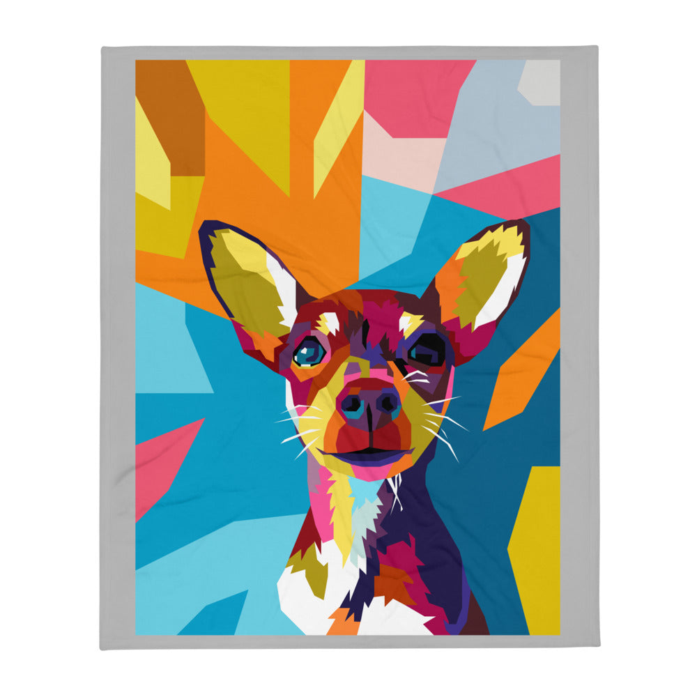 Design Pet Art - Custom Pet Portrait Fleece Blanket